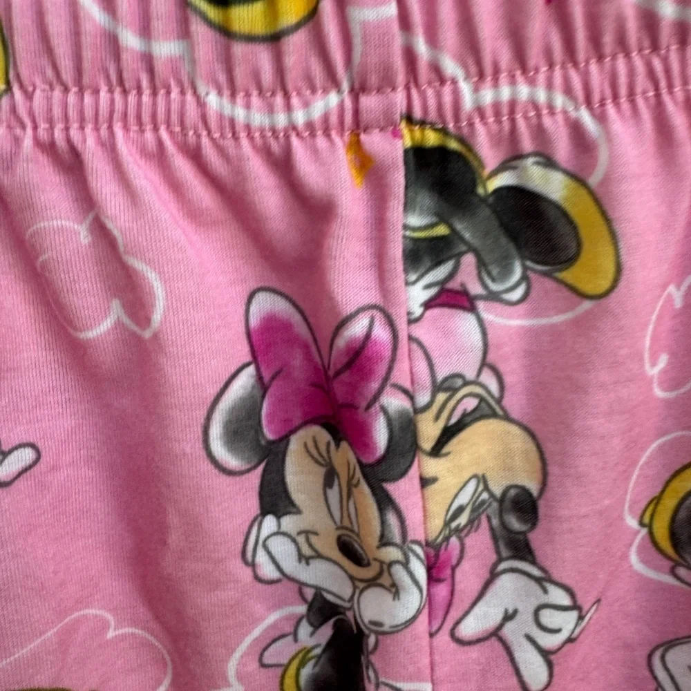 Disney 3T Girls Pink Minnie Mouse Pajama Bottoms Pants